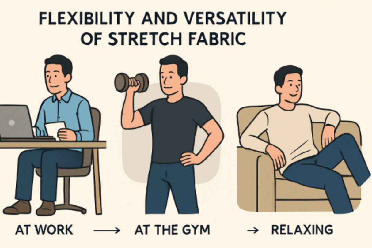 How Stretch Fabric Is Changing Men’s Everyday Wardrobe