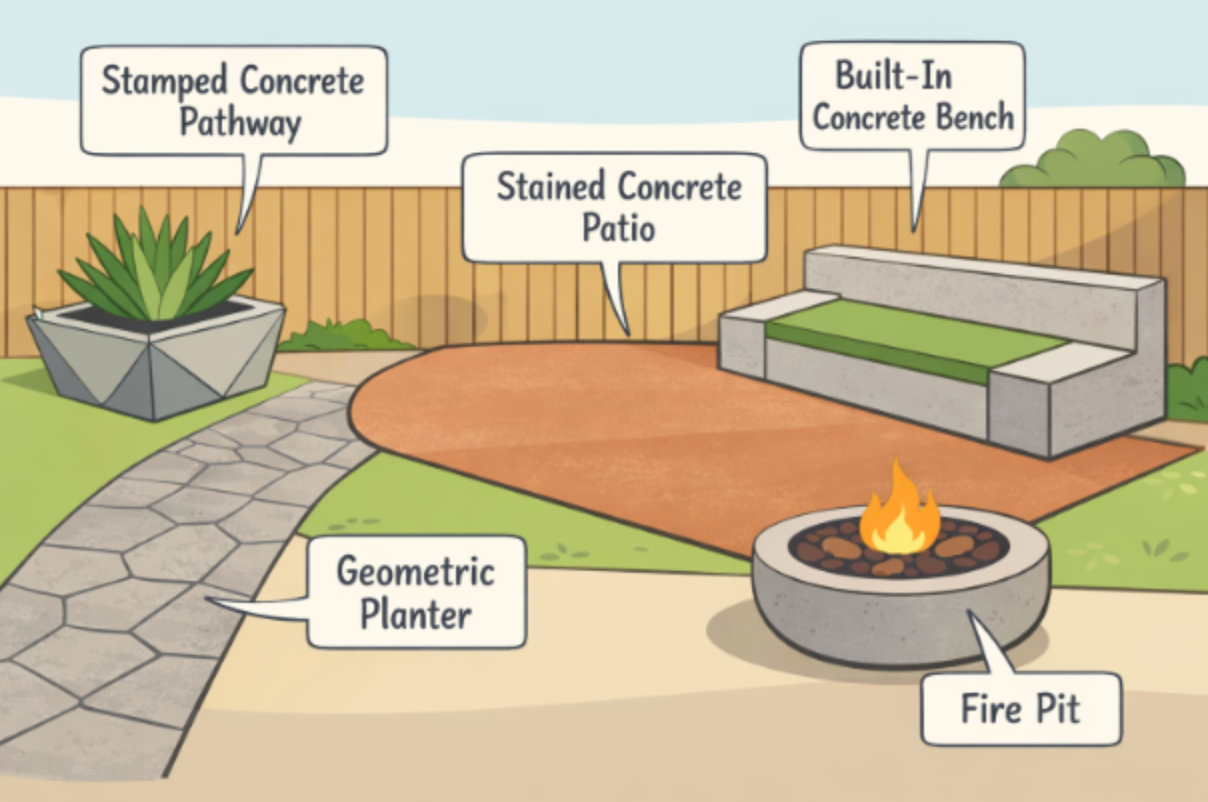 Practical Design Ideas for Durable Outdoor Concrete Spaces